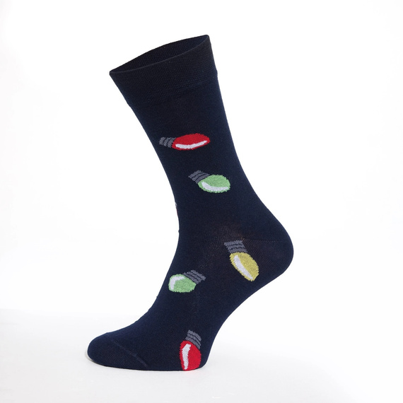 Cornette Gift 914/05 conjunto masculino navideño bóxers y calcetines con gatito