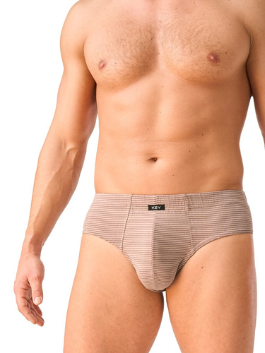 Slips para hombre Key MPP 273 B26 de algodón ajustados con cintura ancha