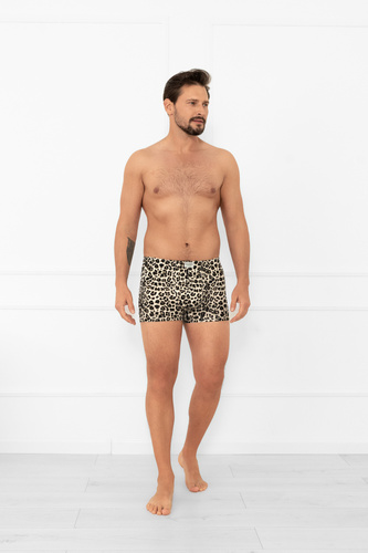 Congo Calzoncillos para hombre Italian Fashion - viscosa, estampado leopardo, entallados