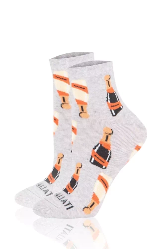 S153Z Calcetines Prosecco Calcetines Moda Italiana - light melange