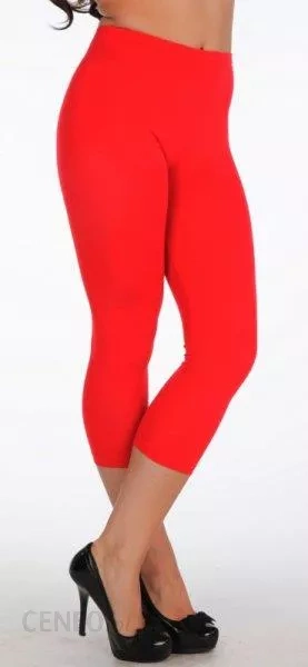 862 De Lafense 3/4 leggings - rojo
