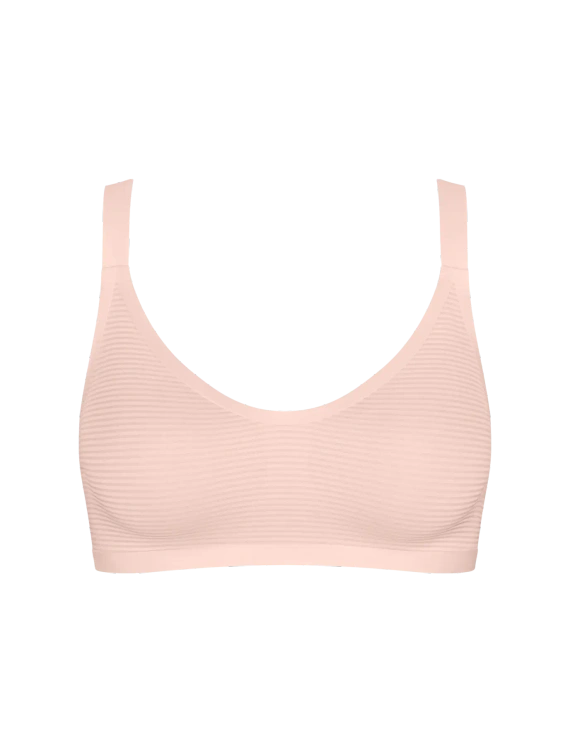 Bralette sloggi ZERO Feel Air sin costuras, ligero cherry pink