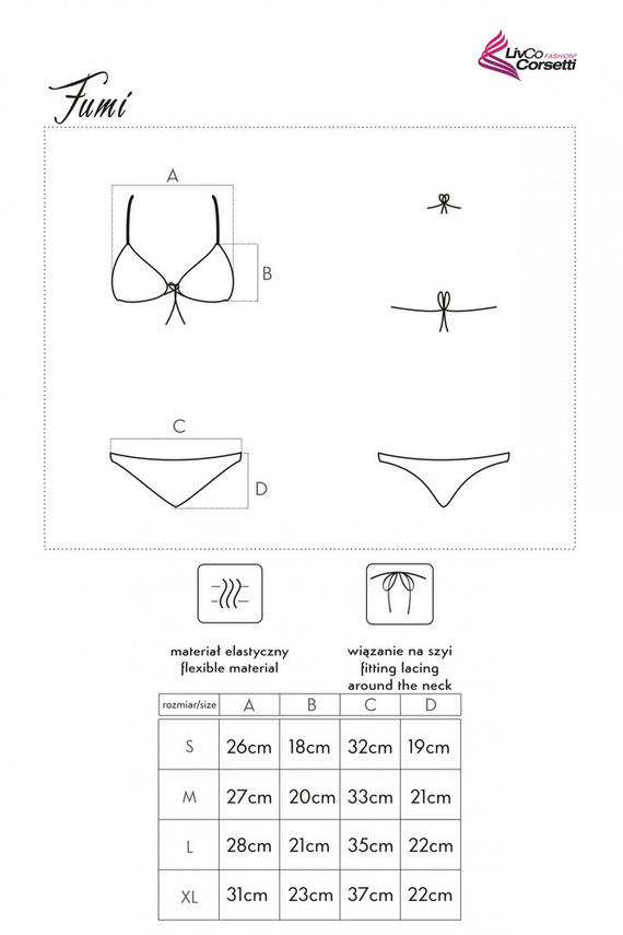 Traje de baño Sol LC 19065 LivCo Corsetti