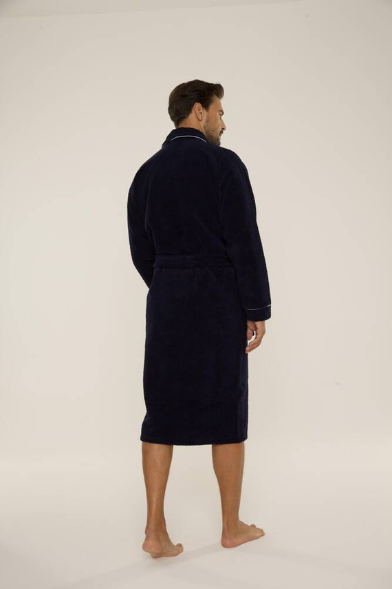 735 Bata de hombre Manuele De Lafense - azul marino