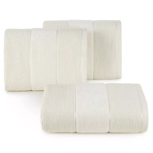 Juego de toallas Emma Eurofirany crema 3 piezas 30x50 50x90 70x140 500 g/m²