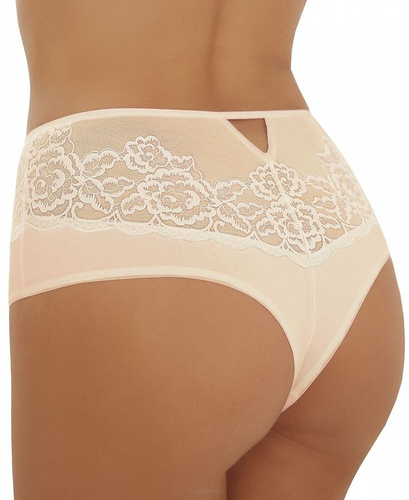 Bóxers Arina Emili – Elegantes brazilianos de encaje y algodón, corte alto