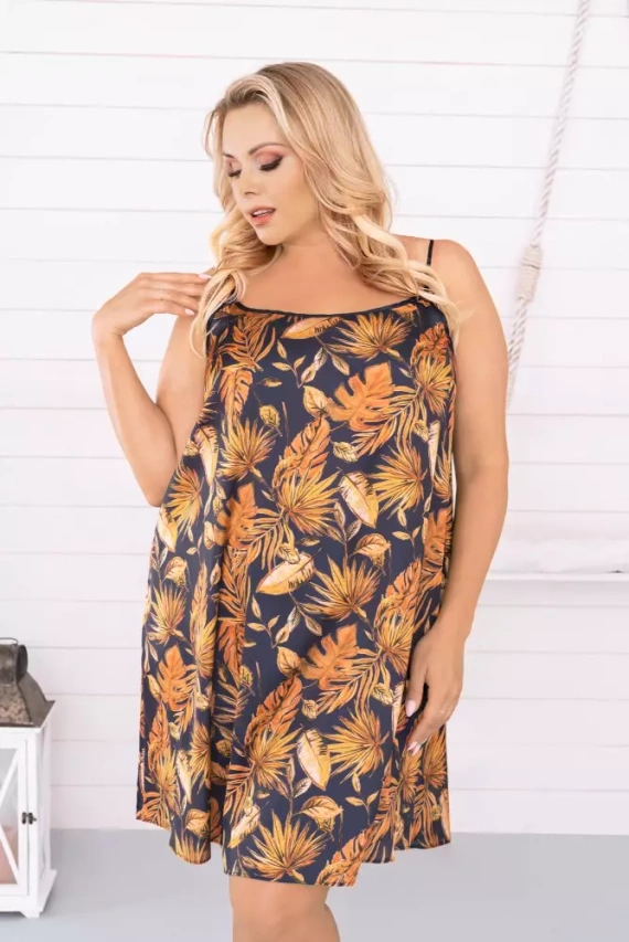 Camisa de mujer Monstera, slim-fit Italia Fashion - estampado