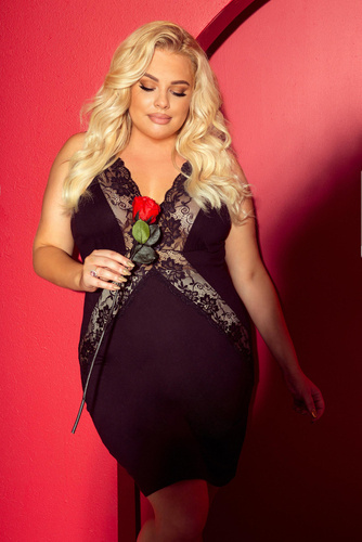 879 Camisón Agnes Forex - negro