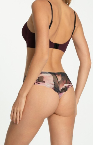 Julimex Velvet Bloom Tanga Brasil braguita de bikini con estampado floral