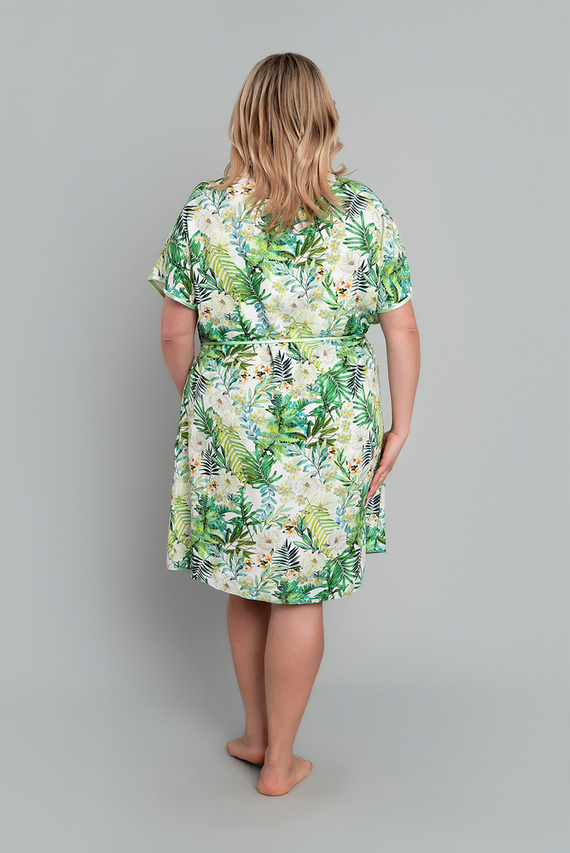 Florina Albornoz de mujer Moda Italiana - estampado de hojas