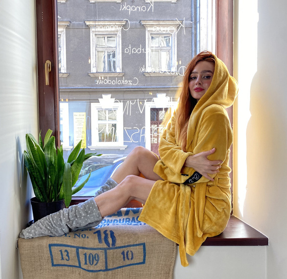 626 Abigail Bata corta de mujer Forex - miel