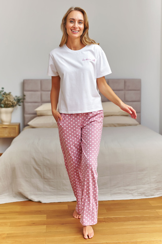 Pijama mujer Doctor Nap 7456 100% algodón – conjunto cómodo para dormir