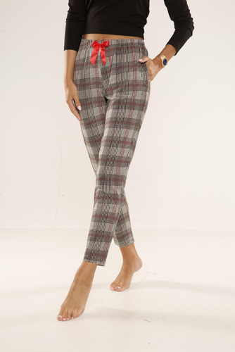 360 Checkered Forex Pantalones de pijama - gris