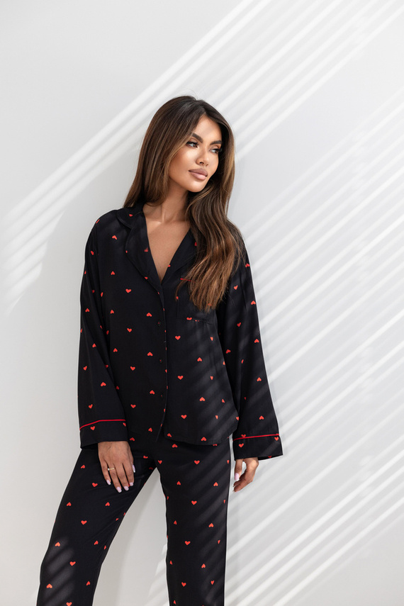 Rolling In Love Sensis pijama de mujer - negro