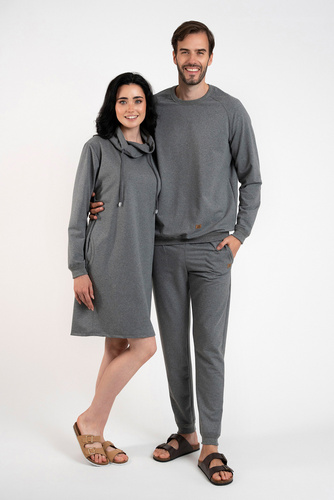 Malmo señoras túnica de manga larga Moda Italiana - ¶r. melange