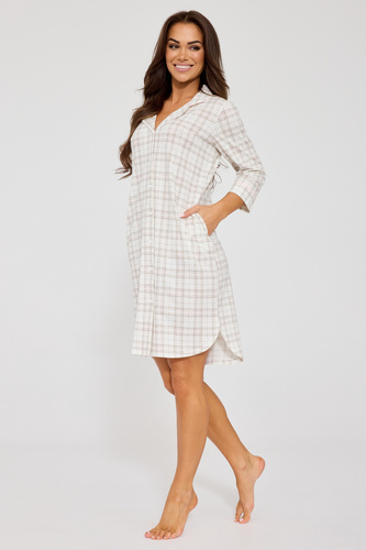 Camisón mujer Cornette Holly 484/343 algodón 3/4 comodidad