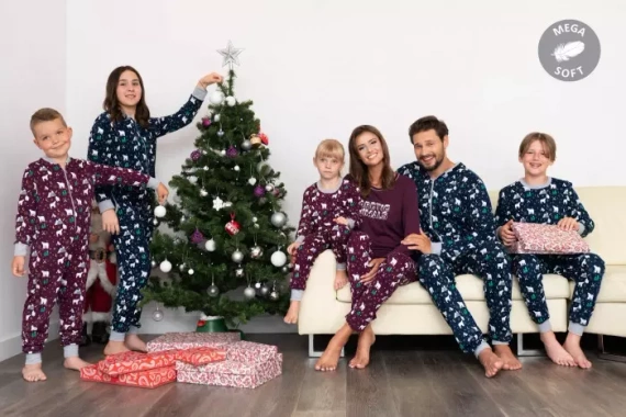 Pijama Sid Niños Moda Italiana- estampado burdeos