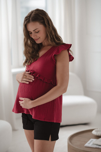 Milky Butterfly Blusa de maternidad y lactancia - comodidad y estilo Milk&Love frambuesa