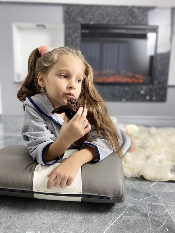 374 / 375 Albornoz infantil Desiree - gris