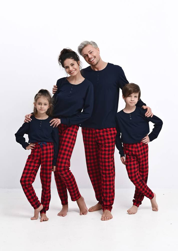 Sensis Louie Pijama de hombre - azul marino