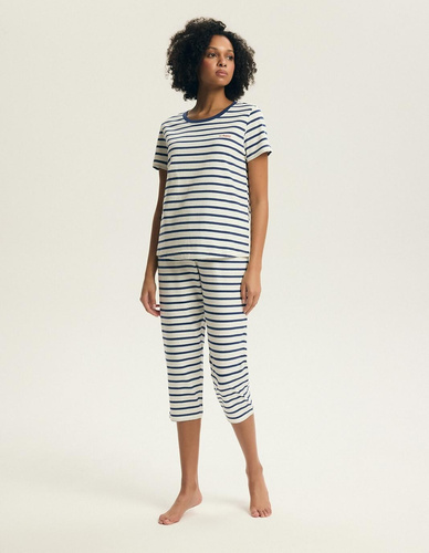 Pijama mujer 45316 Eulana 100% algodón 7/8