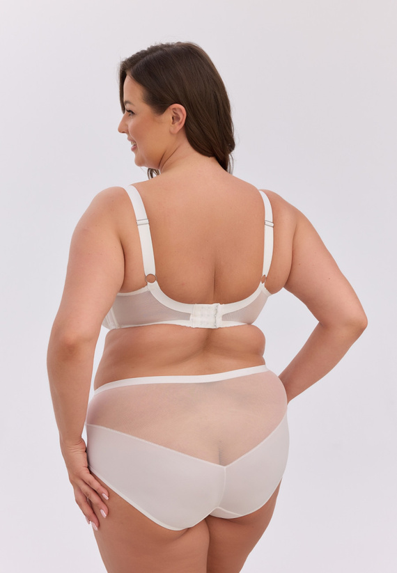 Gaia 1341 BSM Liana Maxi sujetador semi acolchado ecru busto grande
