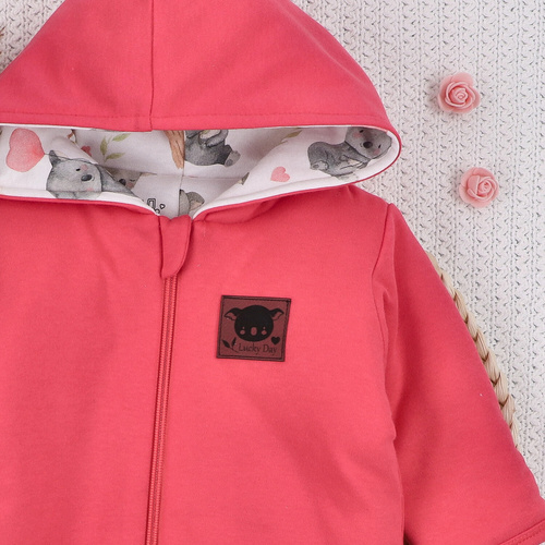 Mono bebé Nini Organic Sweet Koala– acolchado, 100% algodón bio