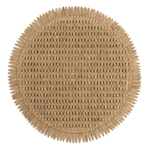 Mantel individual Eurofirany elegante base para platos glamour Joan natural