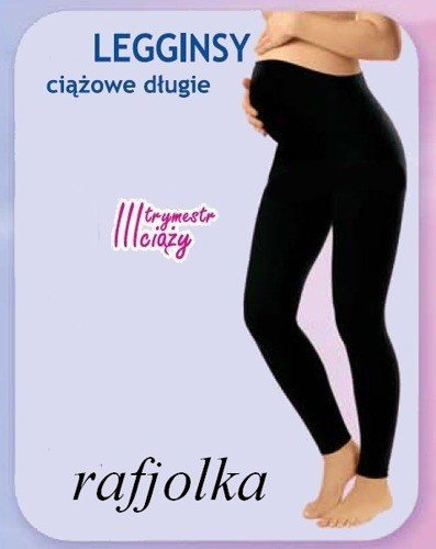 Leggings largos para embarazadas Negro Moda Italiana