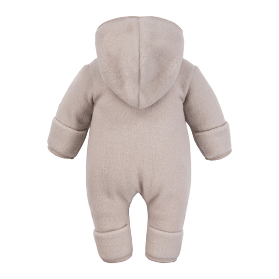 Mono para bebé de lana merina Eevi - beige, suave y transpirable