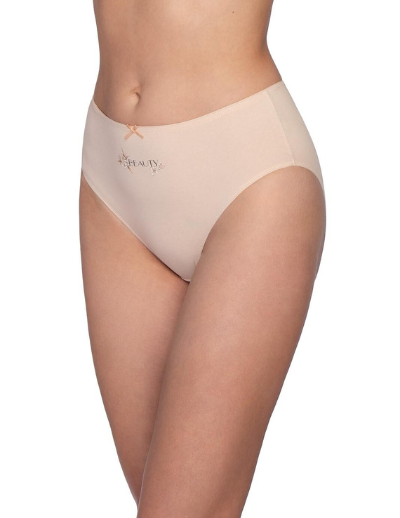 Figi L-120 BI-104 Lama beige – Pantalones de algodón, corte clásico, 3 piezas