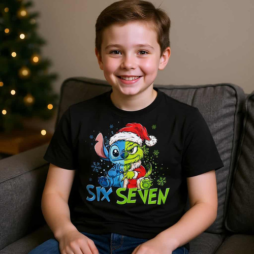Moocha SIX SEVEN camiseta infantil navideña 100% algodón, manga corta