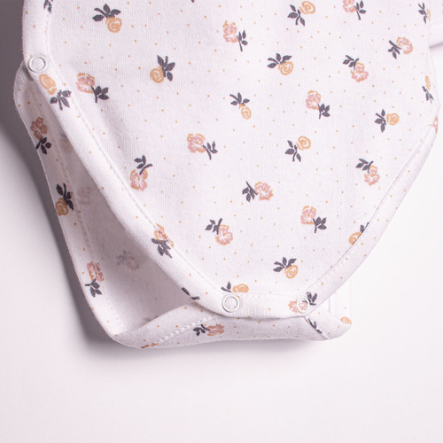 Body largo para niña de algodón Nicol 220096 – Estampado floral