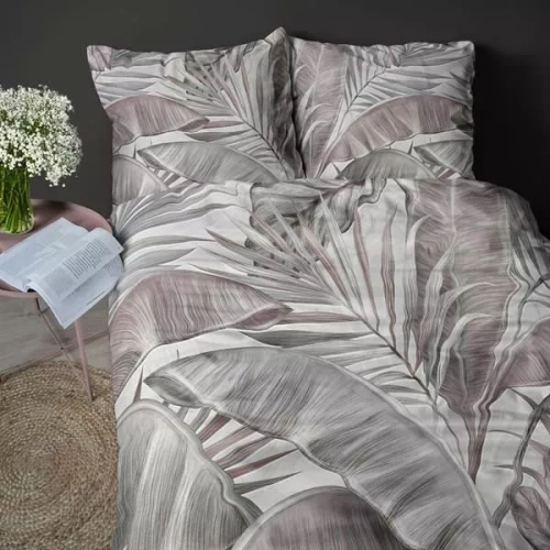 5435 A 3D Ropa de Cama Microfibra Polvo Hojas Tropicales - Detexpol