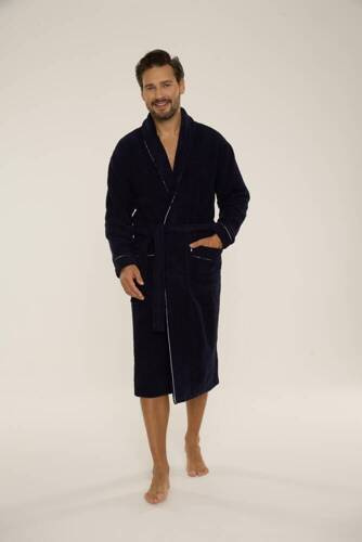 735 Bata de hombre Manuele De Lafense - azul marino