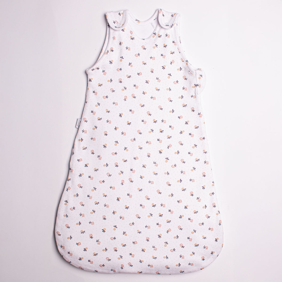 Saco de dormir bebé Nicol 220043 algodón 100% flores 0–9 meses