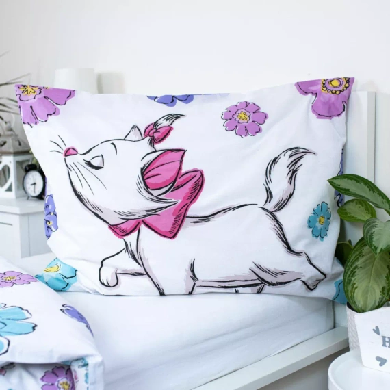 Marie Cat Disney Ropa de Cama de Algodón | Cat Ropa de Cama Infantil Jerry Telas