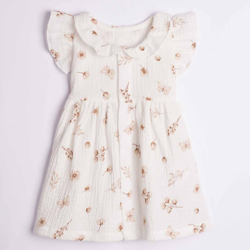 Nicol 224240 Vestido de Muselina para Niña 100% Algodón para Verano