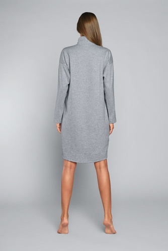 Grafi Bata de mujer con cremallera Italian Fashion- melange