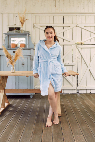 Misti Albornoz Niña Moda Italiana - azul