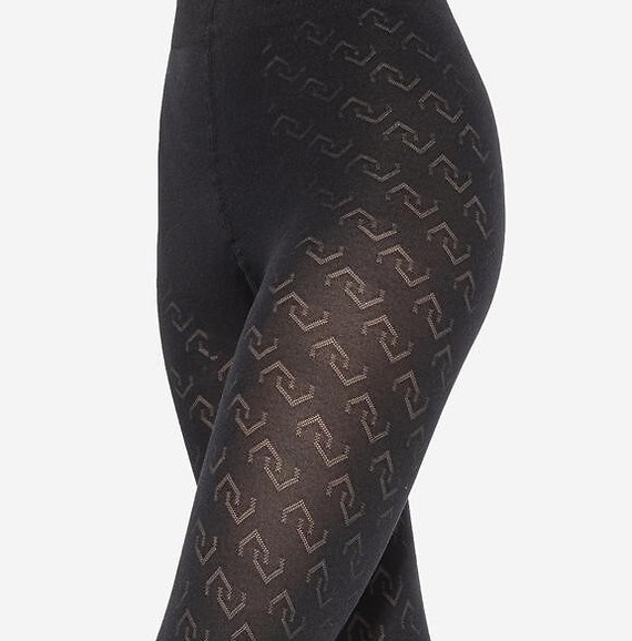 Loretta 156 Gatta medias de mujer - estampado geométrico, opaco, 50 den, mate - nero