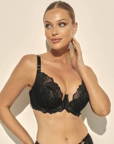 BC-1098 Big Luna Sujetador semiacolchado Kinga - negro