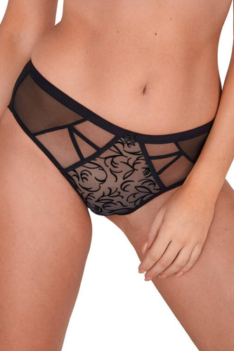 GFB 1214 Cloe Gaia braguitas de mujer trenzadas Grafito