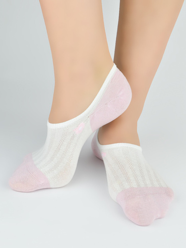 Calcetines bailarina mujer ST091 Noviti algodón invisibles silicona