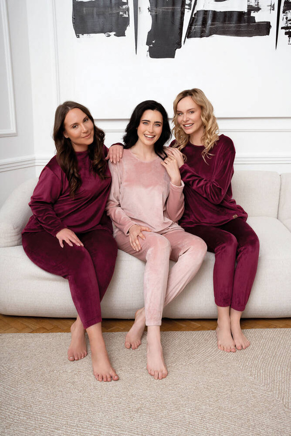 Conjunto Akara Ladies Italian Fashion - rosa empolvado