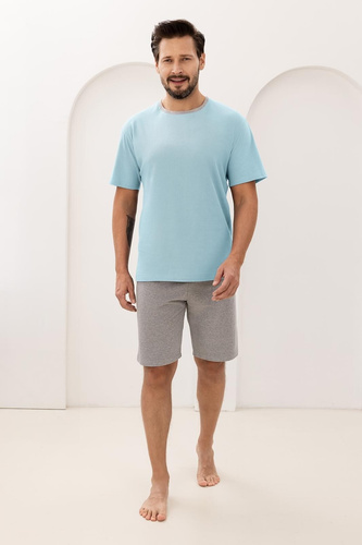 Regina 508 pijama hombre 100% algodón manga corta