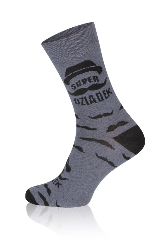 M40D Super Grandpa Calcetines Largos Moda Italiana - grafito