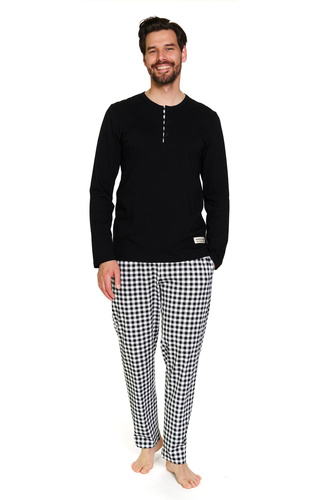 7369 Doctor Nap Pijama de algodón para hombre - corte clásico y comodidad natural para cualquier salida nocturna