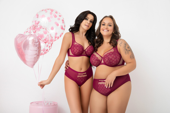 Sujetador soft G006 Dayana Gorsenia rosa para pecho grande
