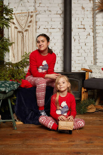 Arktyka Pijama niño Moda Italiana - rojo/estampado